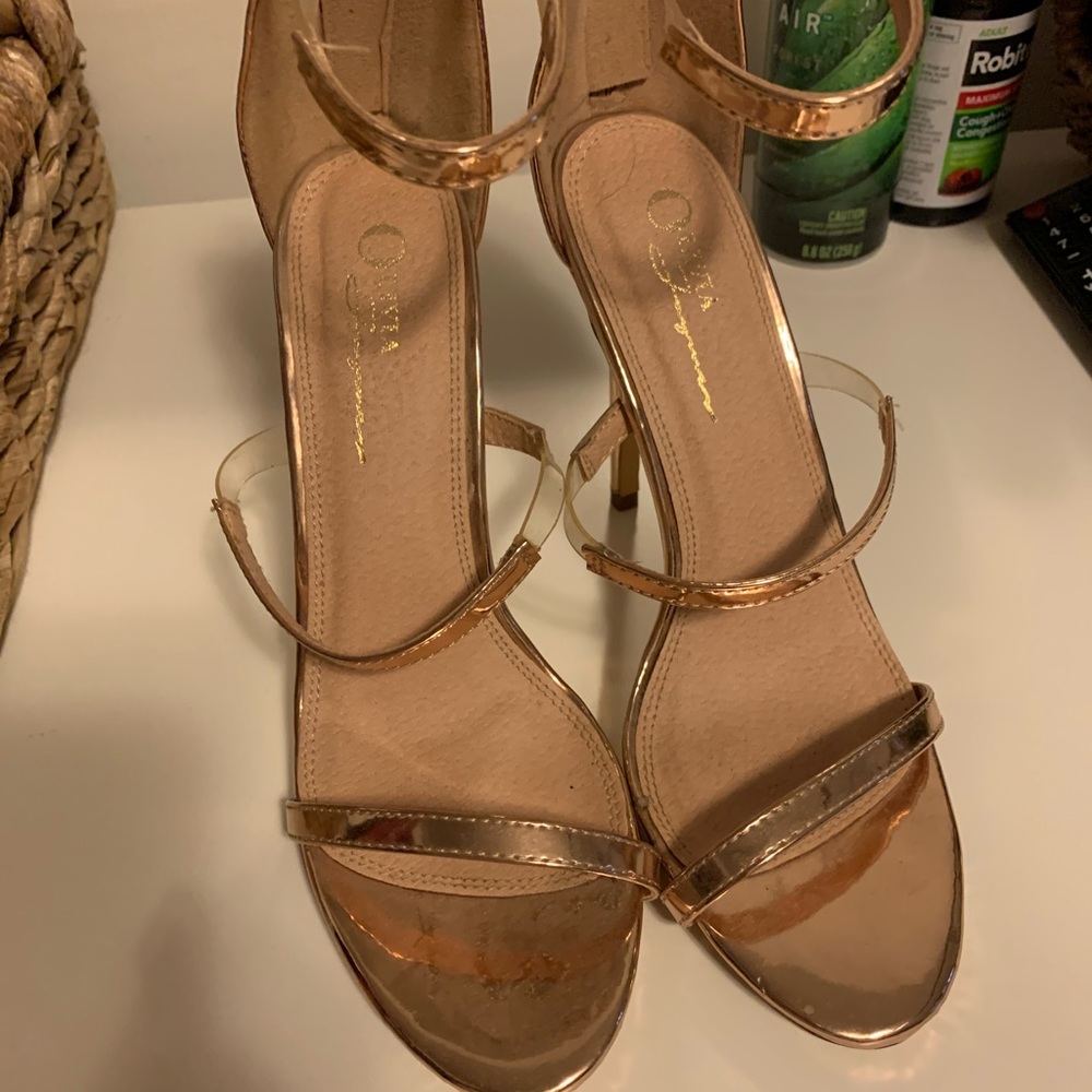 Rose gold Heels
